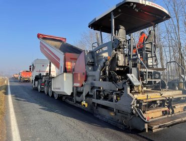 Manutenzione strada provinciale, Bagnolo Montoso (CN)